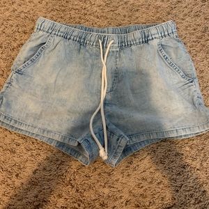 blue aerie shorts